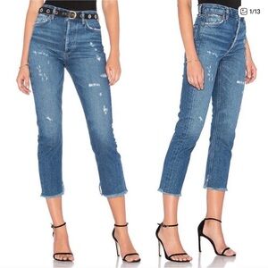 Agolde Blue Jamie High Rise Classic Jeans sz 29